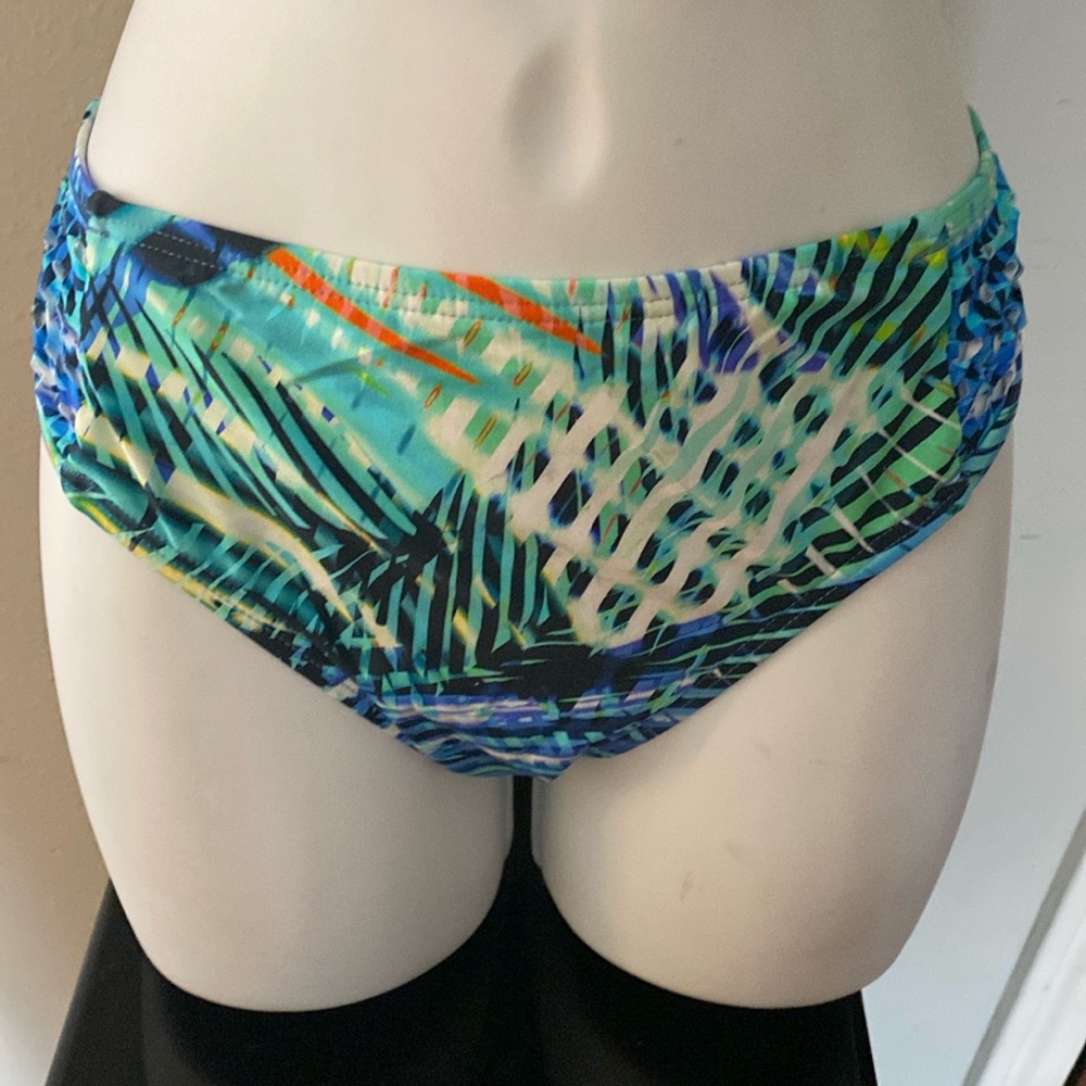Kenneth Cole Full Rear Coverage Swimsuit Bottoms Bikini Separates XL New 4/25